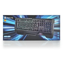 NGS GKX-450 ESP teclado USB QWERTY Español Negro