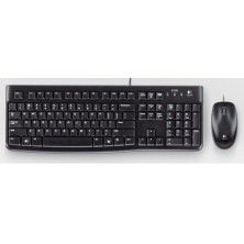 Logitech Desktop MK120 teclado Ratón incluido USB QWERTY Portugués Negro