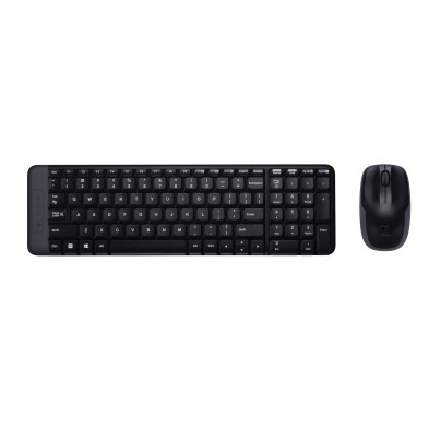 TECLADO Y RATÓN | LOGITECH WIRELESS COMBO MK220 | INALÁMBRICO | INGLES| QWERTY | NEGRO