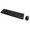 TECLADO Y RATÓN | LOGITECH WIRELESS COMBO MK220 | INALÁMBRICO | INGLES| QWERTY | NEGRO