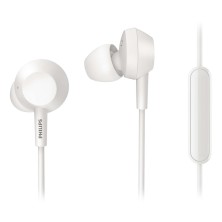 Philips 3000 series TAE4105WT 00 auricular y casco Auriculares Alámbrico Dentro de oído Llamadas Música Blanco