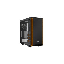 be quiet! Pure Base 600 Window Midi Tower Negro, Naranja