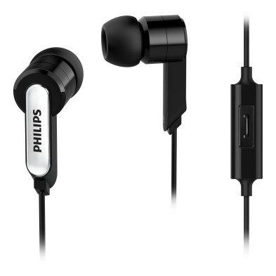 Auriculares Alámbricos Philips SHE1405BK/10 auricular y casco Dentro de oído Llamadas/Música Negro