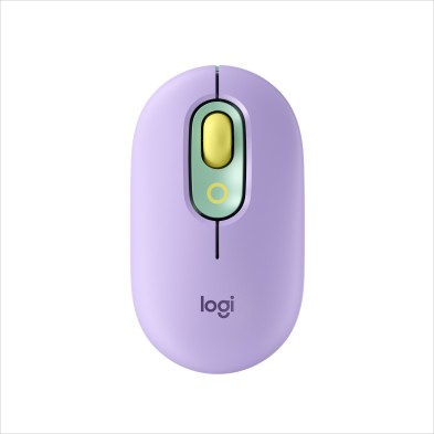 Ratón Logitech POP Mouse | Ambidextro | RF Wireless + Bluetooth | Óptico | 4000 DPI | Verde