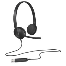 Logitech Usb H340 Auriculares Alámbrico Diadema Oficina Centro de llamadas USB tipo A Negro