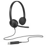AURICULARES LOGITECH H340 | MICRÓFONO BOOM | CONECTIVIDAD ALÁMBRICA USB TIPO A | COLOR NEGRO