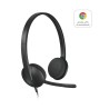 AURICULARES LOGITECH H340 | MICRÓFONO BOOM | CONECTIVIDAD ALÁMBRICA USB TIPO A | COLOR NEGRO
