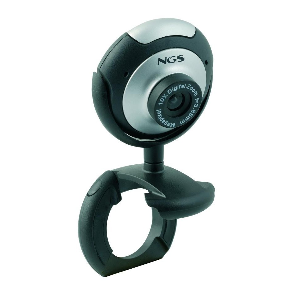 NGS XpressCam300 cámara web 5 MP USB 2.0 Negro, Plata