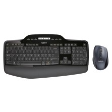 Teclado Logitech MK710 Performance | RF Inalámbrico | QWERTY | Español | Negro | Ratón incluido