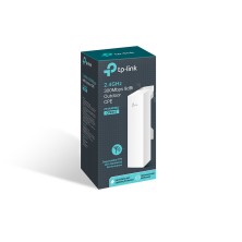 TP-Link 2.4GHz 300Mbps 9dBi Outdoor CPE 300 Mbit s Blanco Energía sobre Ethernet (PoE)