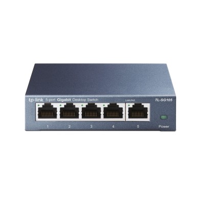 TP-Link TL-SG105 switch No administrado L2 Gigabit Ethernet (10/100/1000) Negro
