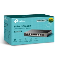 TP-Link TL-SG108E switch No administrado L2 Gigabit Ethernet (10 100 1000) Negro