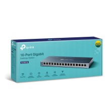 TP-Link TL-SG116 switch No administrado Gigabit Ethernet (10 100 1000) Negro