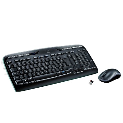 Combo Teclado y Ratón Logitech MK330 Wireless | USB | QWERTY | Español | Negro, Gris