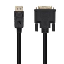 Cable Conversor | Aisens | A125-0463 | Displayport Macho | DVI Macho | 3m | Negro