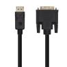 Cable Conversor | Aisens | A125-0463 | Displayport Macho | DVI Macho | 3m | Negro