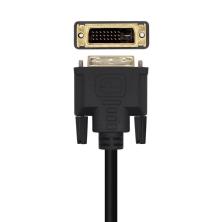 Cable Conversor Aisens A125-0463/ Displayport Macho - DVI Macho/ 3m/ Negro