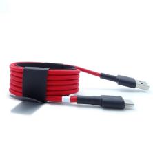 Cable USB Xiaomi SJV4110GL/ USB Macho - USB Tipo-C Macho/ 1m/ Rojo y Negro