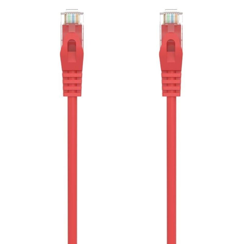 Cable de Red RJ45 AWG24 UTP Aisens A145-0562 Cat.6A/ LSZH/ 3m/ Rojo