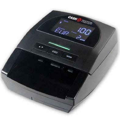Detector de Billetes Falsos Cash Tester CT 433 SD | Pantalla LCD | Negro