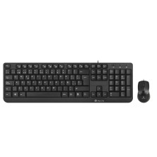 NGS Cocoa Kit teclado Ratón incluido USB QWERTY Negro