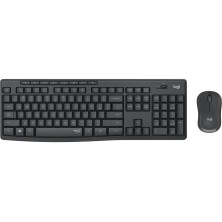 Logitech MK295 Silent Wireless Combo teclado Ratón incluido USB QWERTY Español Grafito