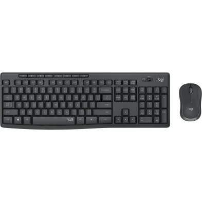 Combo Teclado y Ratón Logitech MK295 Silent Wireless | USB | QWERTY | Español | Grafito