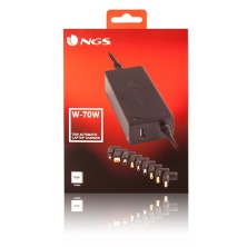 NGS W-70W adaptador e inversor de corriente Interior Negro