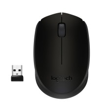 Ratón Logitech M171Black-K | Ambidextro | RF Inalámbrico | Óptico | 1000 DPI | Negro