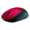 Ratón Logitech M235 | Ambidextro | RF inalámbrico | Óptico | Rojo