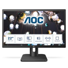 AOC E1 22E1D pantalla para PC 54,6 cm (21.5") 1920 x 1080 Pixeles Full HD LED Negro
