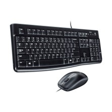 Logitech Desktop MK120 teclado Ratón incluido USB QWERTY Italiano Negro