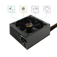 TooQ TQAPOLO-750SP unidad de fuente de alimentación 750 W 20+4 pin ATX ATX Negro