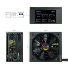 TooQ TQAPOLO-750SP unidad de fuente de alimentación 750 W 20+4 pin ATX ATX Negro