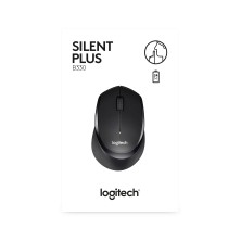 Logitech B330 Silent Plus ratón mano derecha RF inalámbrico Óptico 1000 DPI