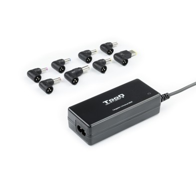 Adaptador TooQ TQLC 65BS02AT e inversor de corriente Interior 65 W Negro