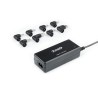 Adaptador TooQ TQLC 65BS02AT e inversor de corriente Interior 65 W Negro