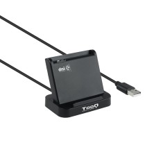 TooQ Lector de Tarjetas Inteligentes DNIe VISION USB 2.0, Negro