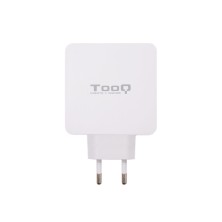 TooQ Cargador de Pared doble puerto USB-C PD + USB A QC3.0, 48W