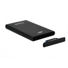 TooQ TQE-2522B caja para disco duro externo Caja de disco duro (HDD) Negro 2.5"