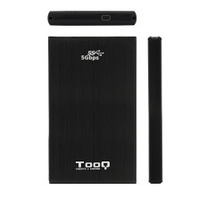 TooQ TQE-2522B caja para disco duro externo Caja de disco duro (HDD) Negro 2.5"