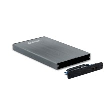TooQ TQE-2527G caja para disco duro externo Caja de disco duro (HDD) Negro, Gris 2.5"