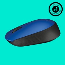 Logitech M171 Blue-K ratón Ambidextro RF inalámbrico Óptico 1000 DPI