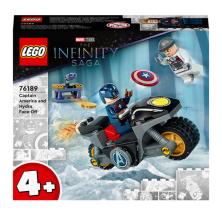 LEGO Marvel Avengers 76189 Marvel Vegadores Capitán América contra Hydra, Super Heroes Set