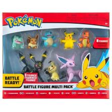 Pack de 8 figuras pokemon batalla ola 8