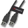 CABLE USB | PHOENIX | USB A - USB A | NEGRO | 1.85M