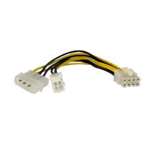 StarTech.com Adaptador de corriente EPS de 4 Pines a 8 Pines de 6 pulgadas con LP4 - H/M