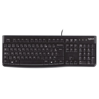 Teclado Logitech Keyboard K120 For Business | USB | AZERTY | Francés | Negro