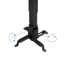 TooQ SOPORTE UNIVERSAL INCLINABLE DE TECHO PARA PROYECTOR NEGRO