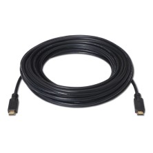 AISENS Cable HDMI V2.0 Premium alta velocidad HEC 4k@60Hz 18Gbps con repetidor, A M-A M, Negro, 15 m